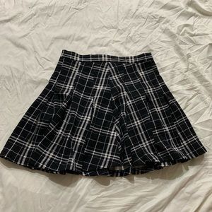 Shein black tennis skirt, size S